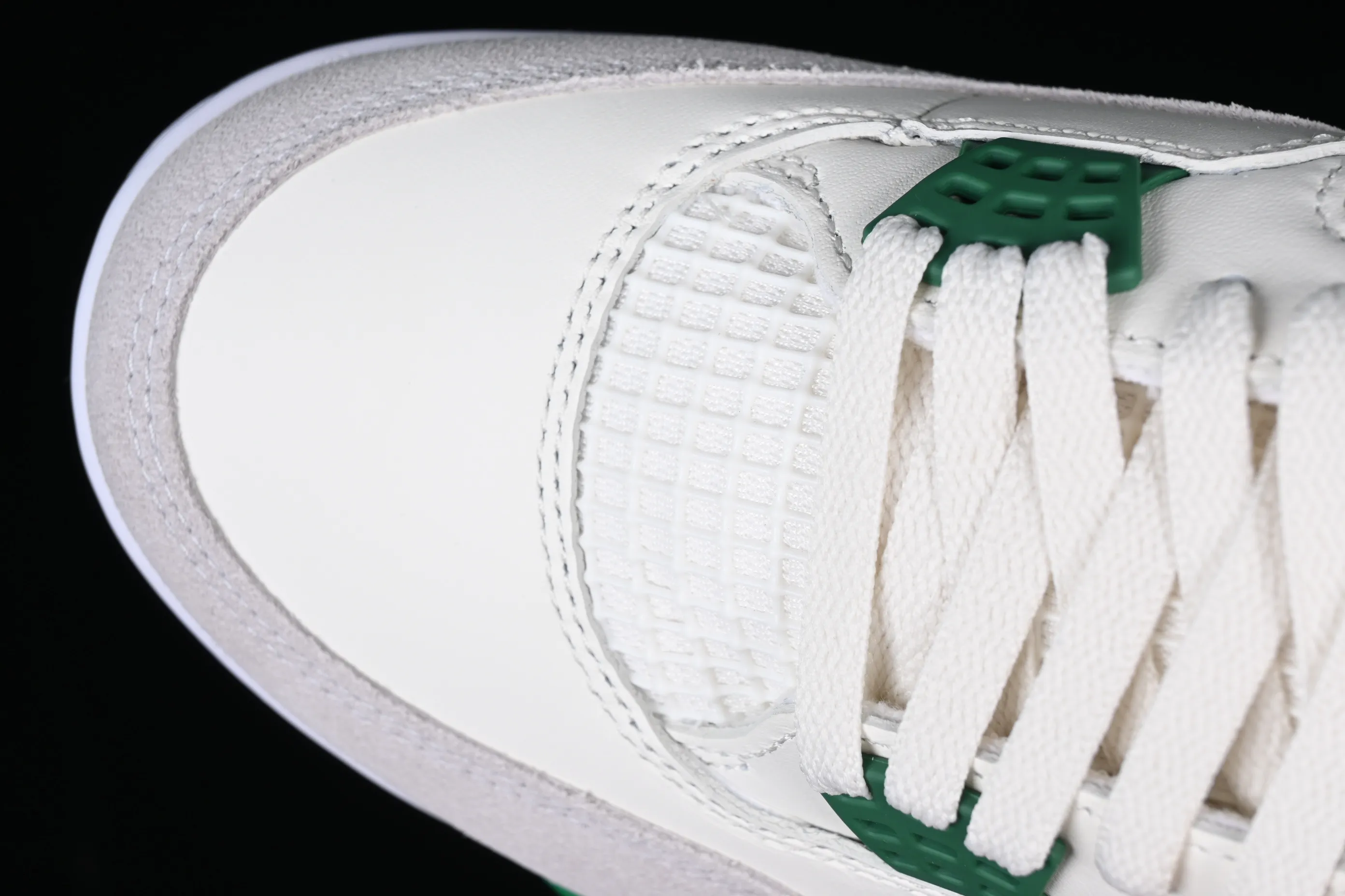 All categories Air Jordan Jordan series basketball shoes Air Jordan 4 LJR version Nk SB x Air Jordan 4 "Pine Green" AJ4 Joe 4 joint white green DR5415-103